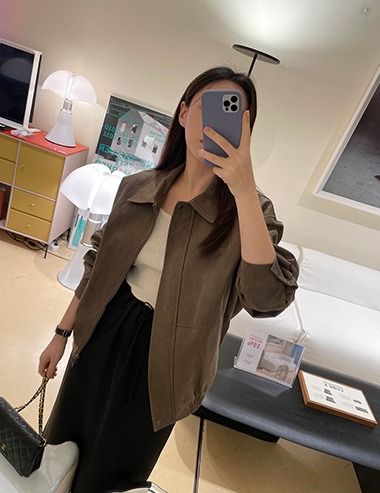brown vintage cotton jacket/한정수량